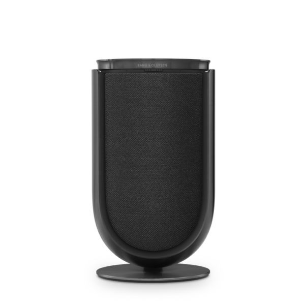 Beolab 8 – Black Anthracite, Grey Melange Fabric Cover, Table stand