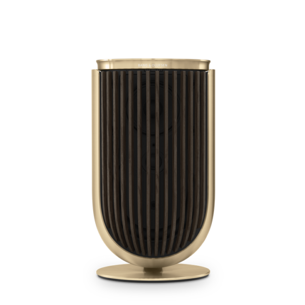 Beolab 8 - Gold Tone, Dark Oak, Table stand