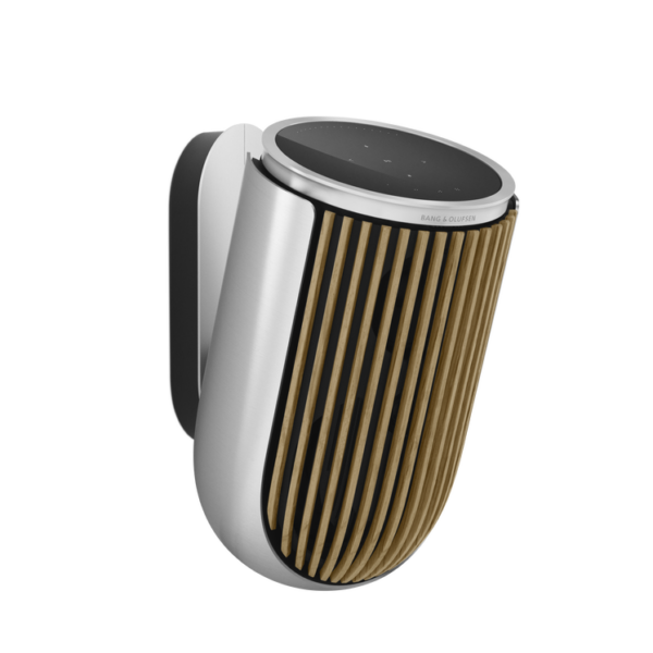Beolab 8 – Natural Aluminium, Oak cover, Wall Bracket