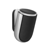 Beolab 8 – Natural Aluminium, Grey Melange Fabric Cover, Wall Bracket