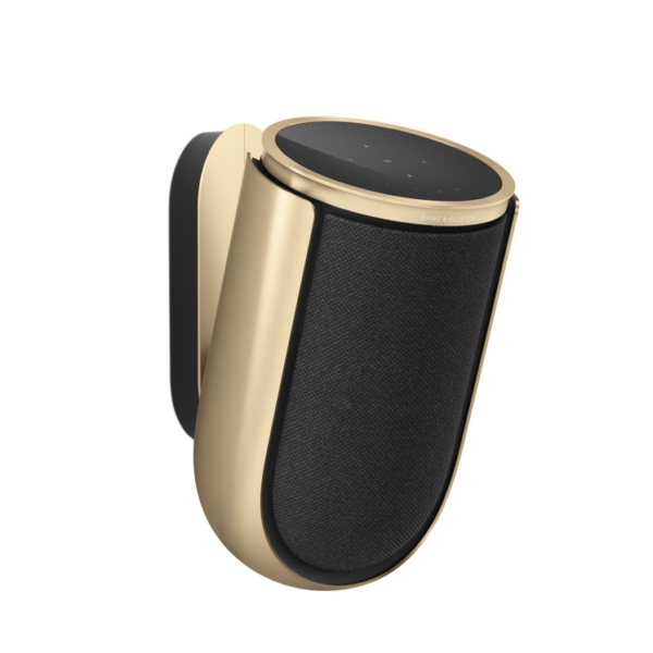 Beolab 8 – Gold Tone, Grey Melange Fabric Cover, Wall Bracket