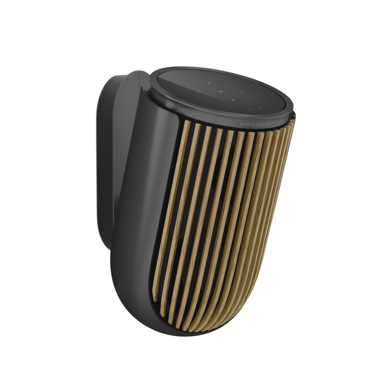 Beolab 8 – Black Anthracite, Oak cover, Table stand