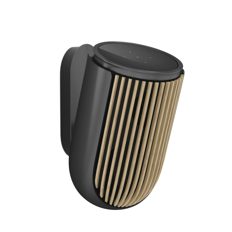 Beolab 8 – Black Anthracite, Light Oak, Wall Bracket