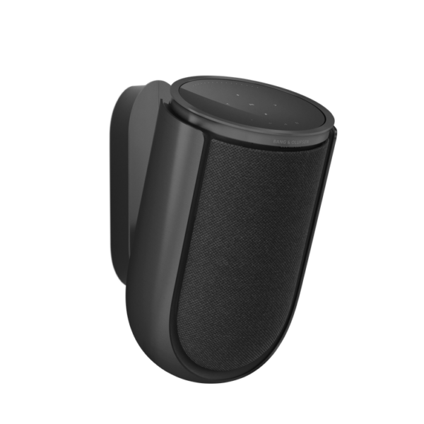 Beolab 8 – Black Anthracite, Grey Melange Fabric Cover, Wall Bracket