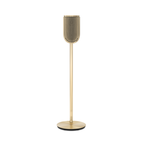 Beolab 8 - Gold Tone, Light Oak, Floor Stand
