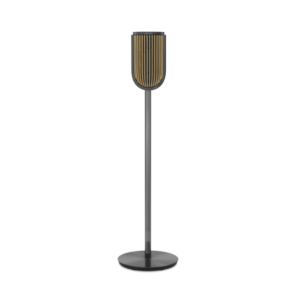Beolab 8 – Black Anthracite, Oak cover, Floor Stand