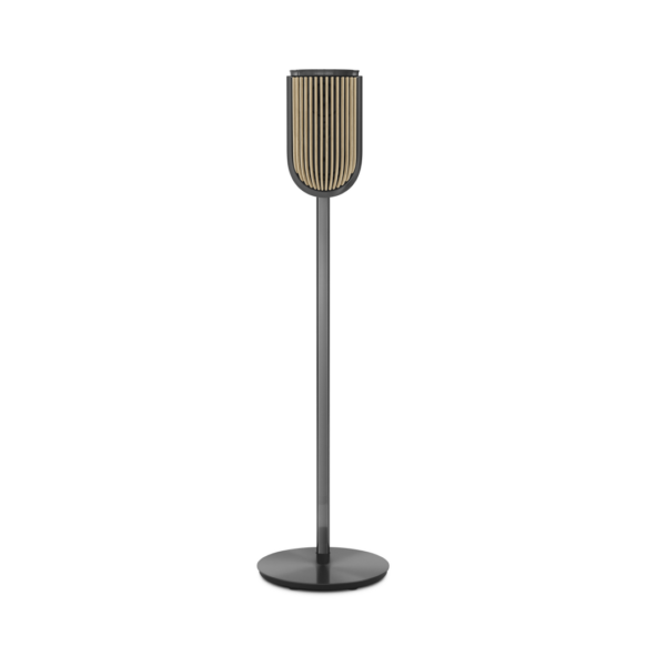 Beolab 8 - Black Anthracite, Light Oak, Floor Stand