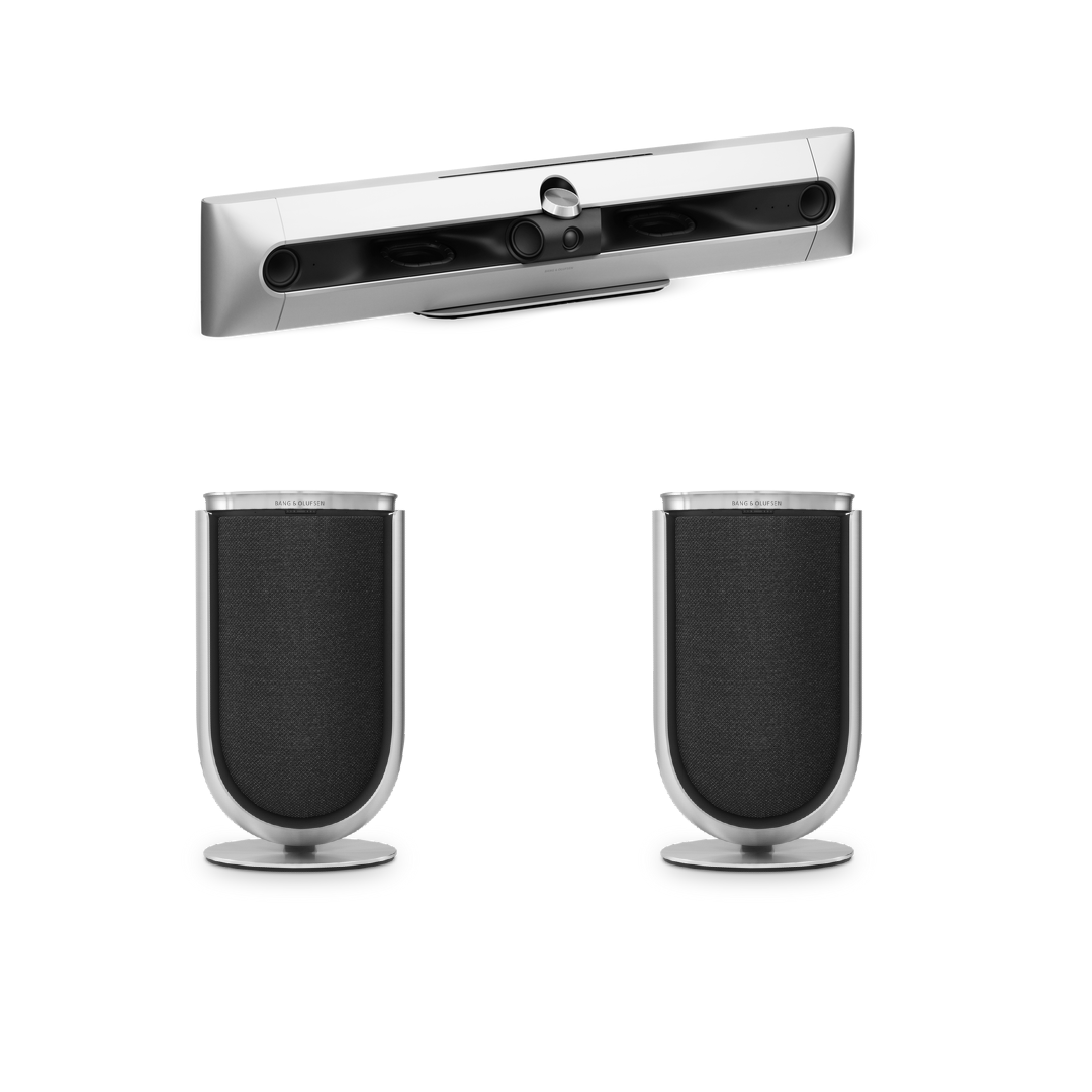 Surround set με Beosound Premiere και 2 Beolab 8 – Natural Aluminium